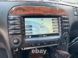 04-06 Mercedes W220 W215 S500 Cl500 Am/fm Radio Navigation Headunit Screen