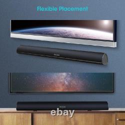 100 Watt 40 Inch TV Sound Bar, BESTISAN Home Theater System Wired and Wireles
