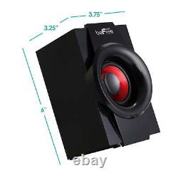 5.1 Channel Surround Sound Bluetooth Speaker System Red Stylish Design Home Hot
