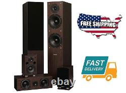 Audio HD Surround Sound Home Theater Speaker System Floorstanding Towers Center