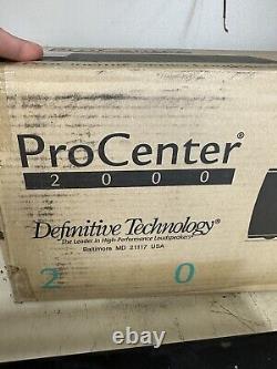 BRAND NEW Definitive Technology ProCenter 2000 Center Speaker 250W Piano Black