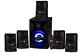 Bluetooth 5.1 Surround Sound Home Theater Speaker System With Led Display, Fm Tu