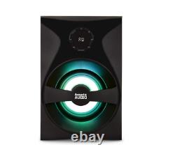 Bluetooth 5.1 Surround Sound Home Theater Speaker System with LED Display, FM Tu