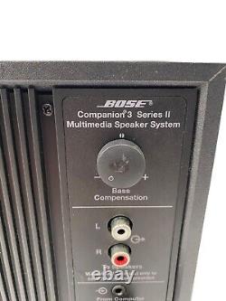 Bose Companion 3 Series II Multimedia Home Speaker Sound System Tested & Working