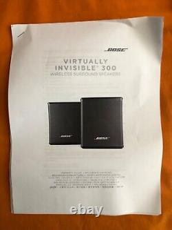 Bose Virtually Invisible 300 Surround Sound Speakers With Receivers