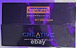 Creative Cambridge Soundworks Dtt2500 5.1 Digital Sound System New Open Box