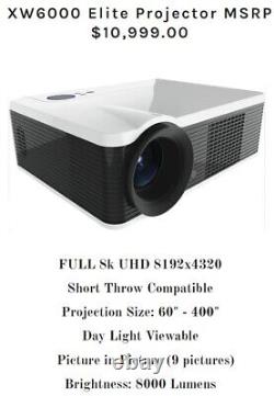 Full Home Entertainment System Commercial Grade Projector/Screen, Sound System