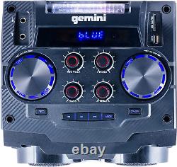 Gemini Sound GSYS-2000 Bluetooth LED Party Light Stereo System and Home Theater