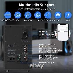 Home Theater System 5.1 Surround Sound Subwoofer Wireless Bluetooth Speaker