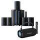 Home Theater System Stereo Subwoofer Surround Sound & Wireless Karaoke Speakers