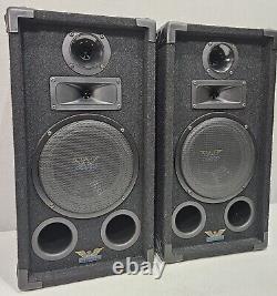 Jensen JP1200 300W 3-Way Base Reflex Speakers Tested Powerful Sounds Great