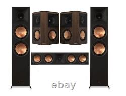 Klipsch RP-8060FA II, RP-504C-II, RP-502S II 5.0.2 Speakers, Walnut