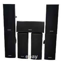 Onkyo 7 Speaker System Surround Sound Set (2) SKF-680 (4) SKR-680 (1) SKC-680