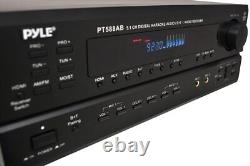 Pyle Wireless Bluetooth Power Amplifier System 420W, 5.1 Channel Home Theater