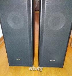 SONY TOWER SPEAKER SET SS-F6000P SURROUND SOUND, Excellent Condition