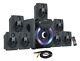 Series 7.1 Channel Home Theatre System Bluetooth, Usb, Fm, Sd, Rca Inputs, Aux