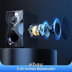Surround Sound Speakers Home Theater Systems 700 Watts Peak Power 5.1/2.1Wired