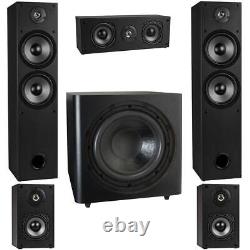 T652 5.1 Home Theater Surround Sound Speaker System with 12