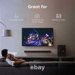TV Soundbar Subwoofer Bluetooth Surround Sound Home Entertainment Theater