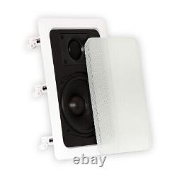 Theater Solutions TS50W Flush Mount In Wall Speakers 2-Way Home 2 Pair Pack