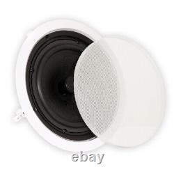 Theater Solutions TS80C Flush Mount Speakers with 8 Woofers Ceiling 5 Pairs
