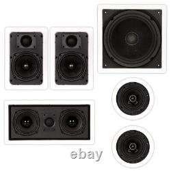 Theater Solutions TST55 Flush Mount 5.1 Speaker Set In Wall and Ceiling