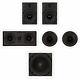 Theater Solutions Tst85 Flush Mount 5.1 Speaker Set 8 In Wall And Ceiling